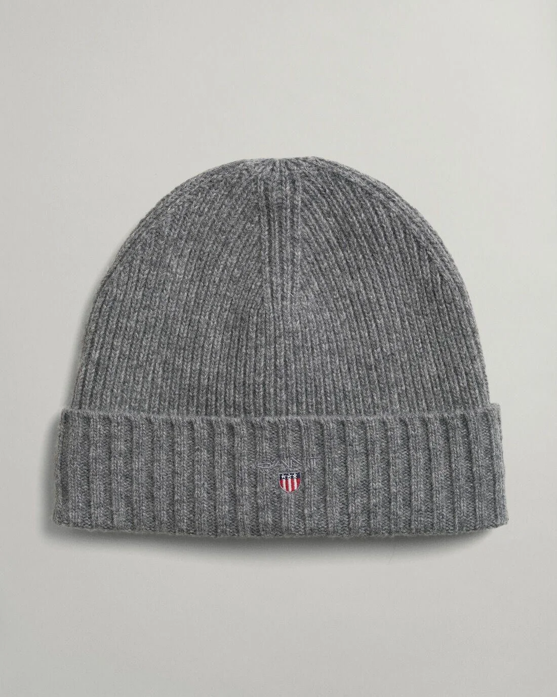 Caps And Hats | Mens GANT Wool Lined Beanie Dark Grey Melange