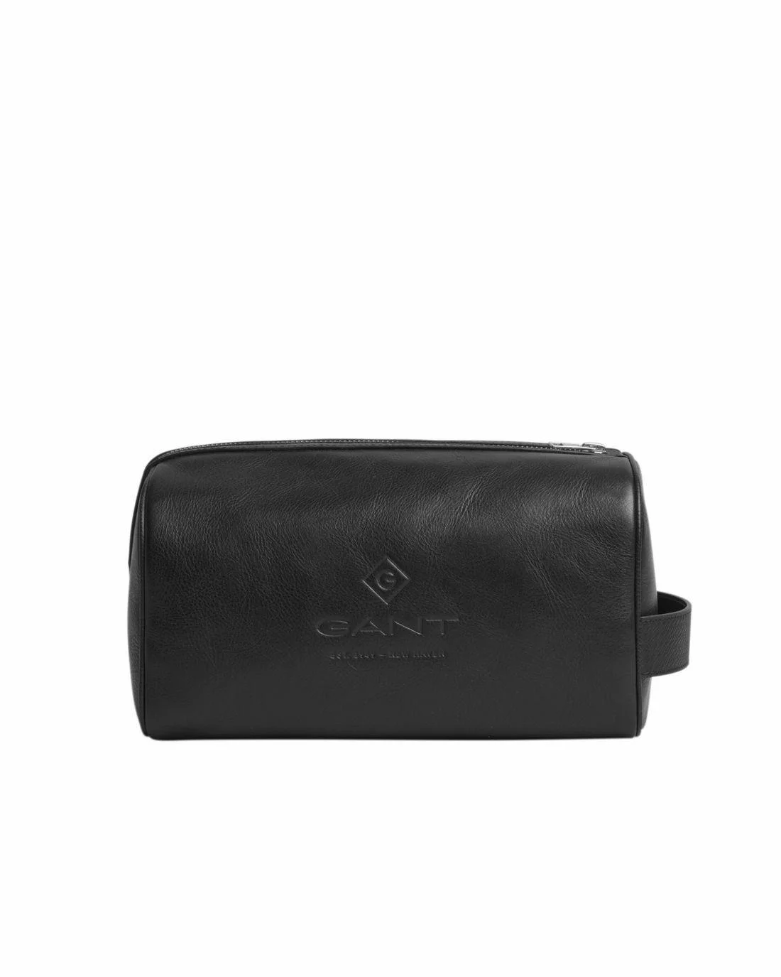 Bags | Mens GANT Leather Wash Bag Black