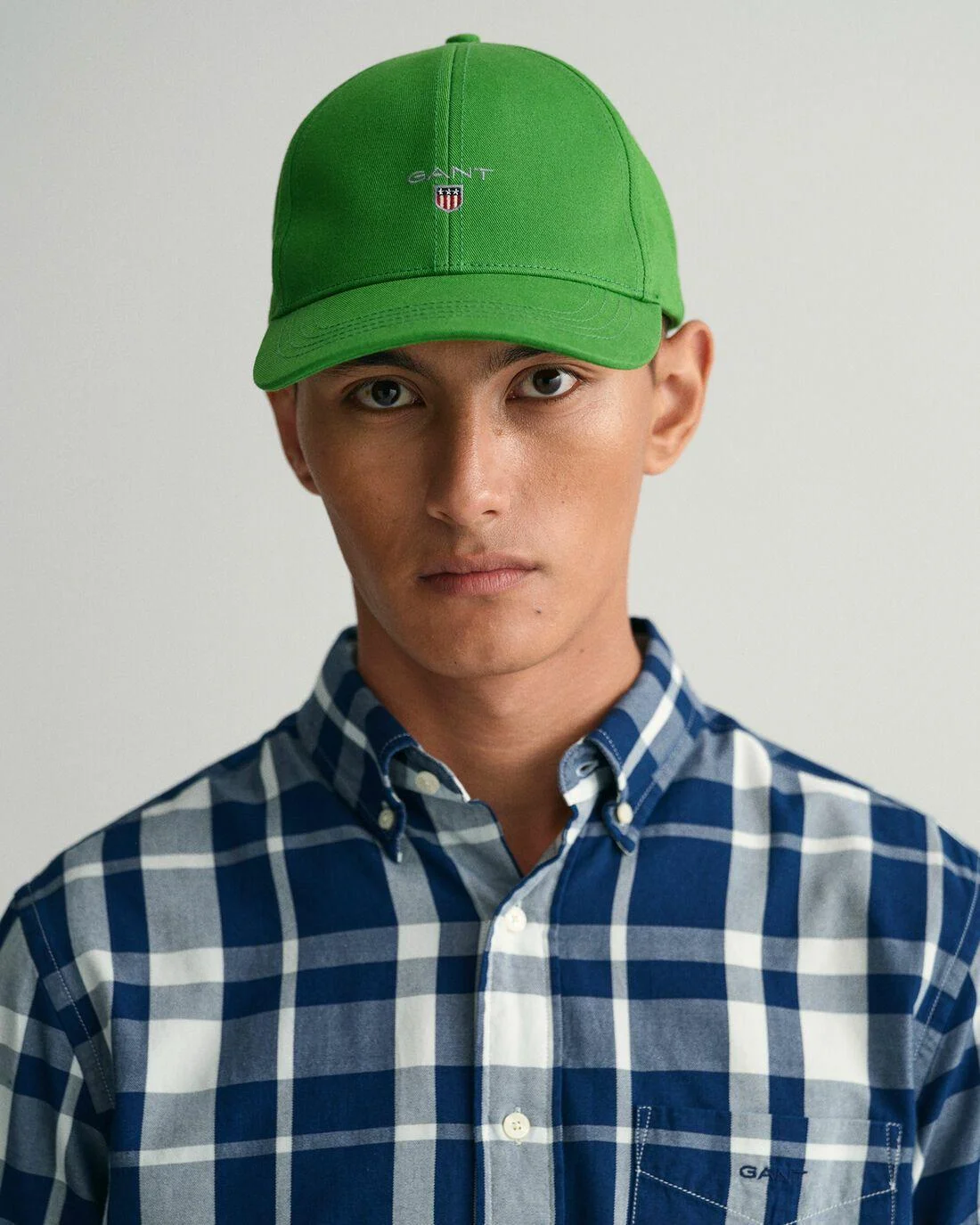 Caps And Hats | Mens GANT High Cotton Twill Cap Summer Green