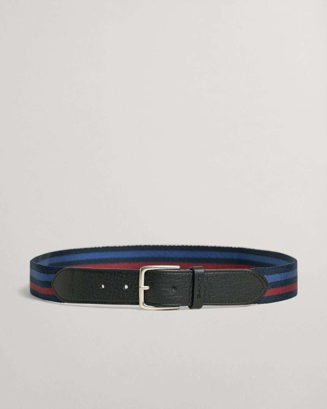 Belts | Mens GANT Stripe Webbing Belt Lake Blue