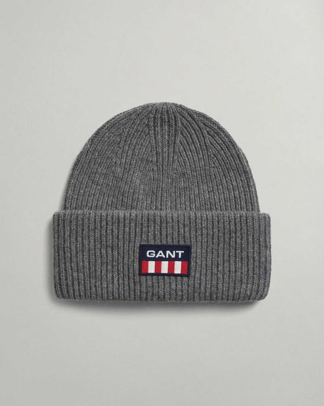 Caps And Hats | Mens GANT Retro Logo Beanie Dark Grey Melange