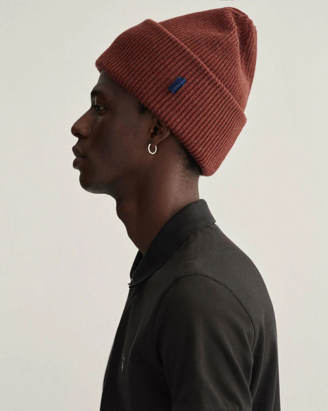 Caps And Hats | Mens GANT Rib Knit Beanie Cocoa Bean