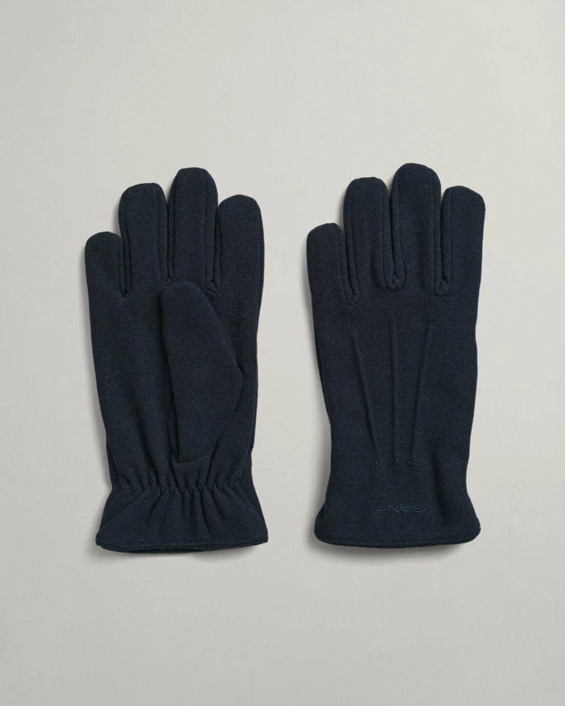 Gloves &amp; Scarves | Mens GANT Melton Gloves Marine