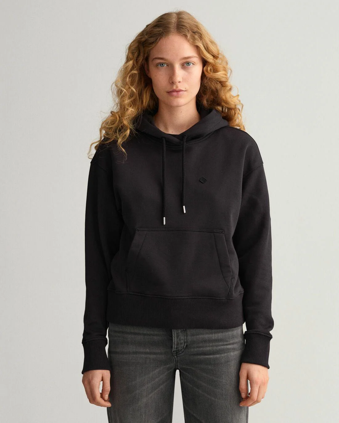 Hoodies And Sweats | Womens GANT Icon G Essential Hoodie Ebony Black