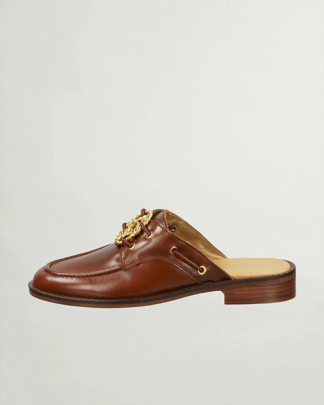 Shoes And Trainers | Womens GANT Kennedi Leather Mules Argan Oil