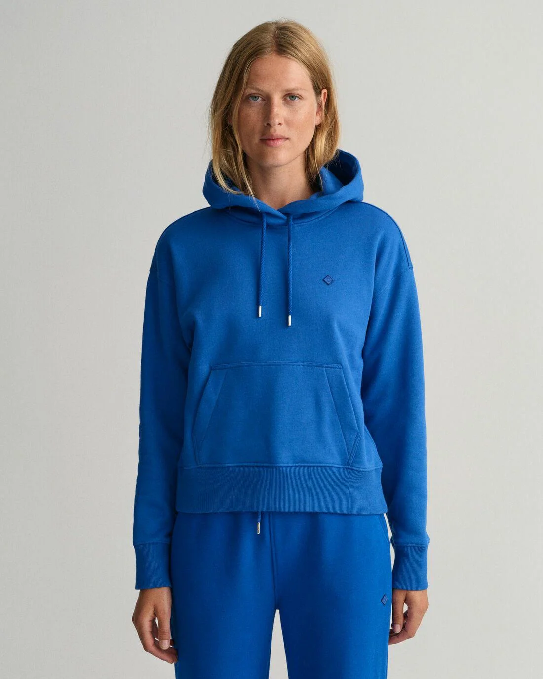 Hoodies And Sweats | Womens GANT Icon G Essential Hoodie Lapis Blue