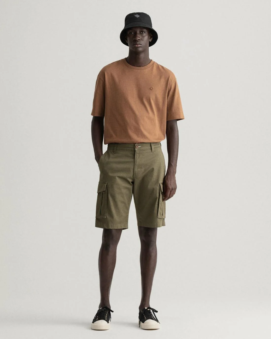 Shorts | Mens GANT Relaxed Fit Twill Cargo Shorts Racing Green