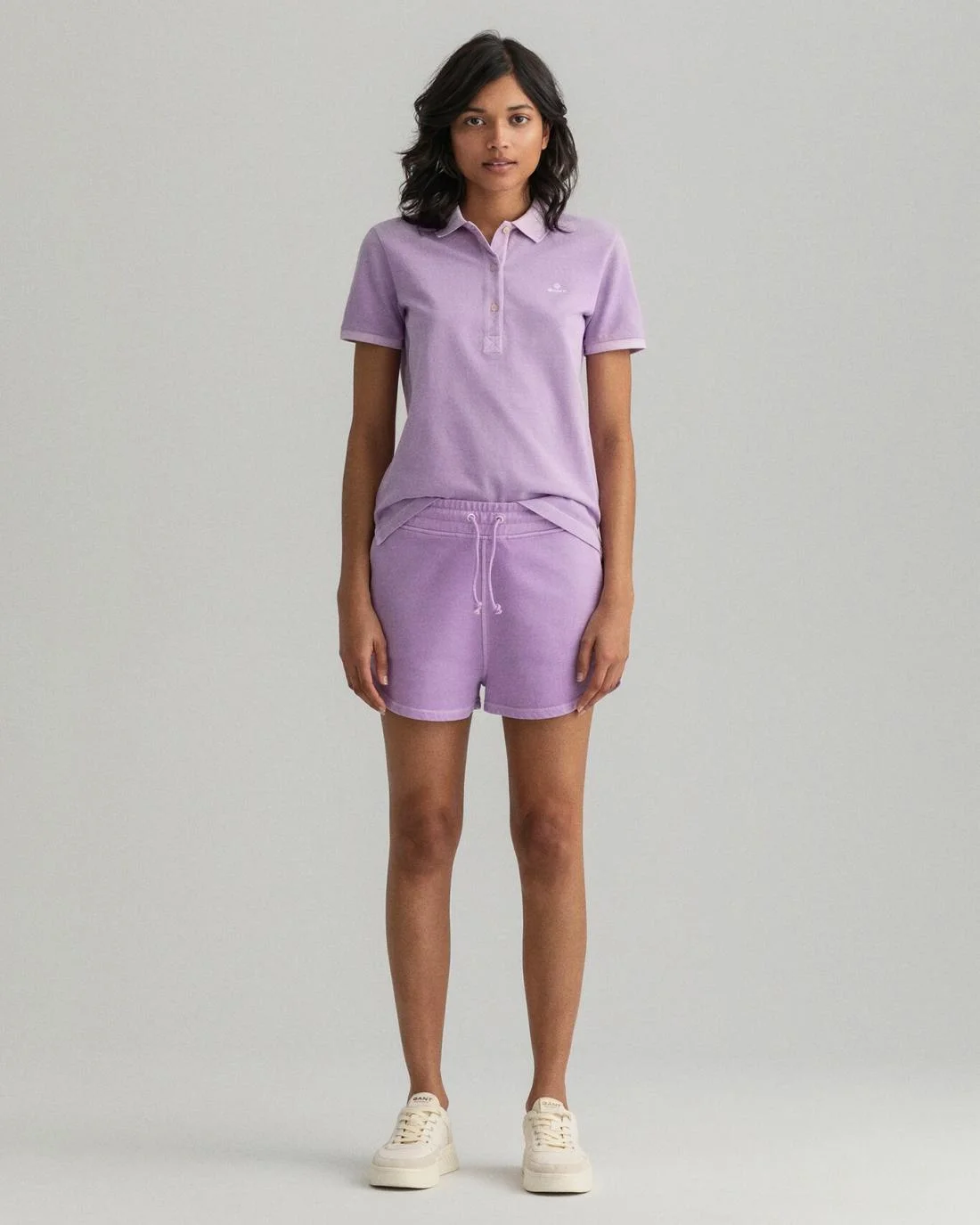 Shorts And Skirts | Womens GANT Relaxed Fit Sunfaded Shorts Crocus Purple