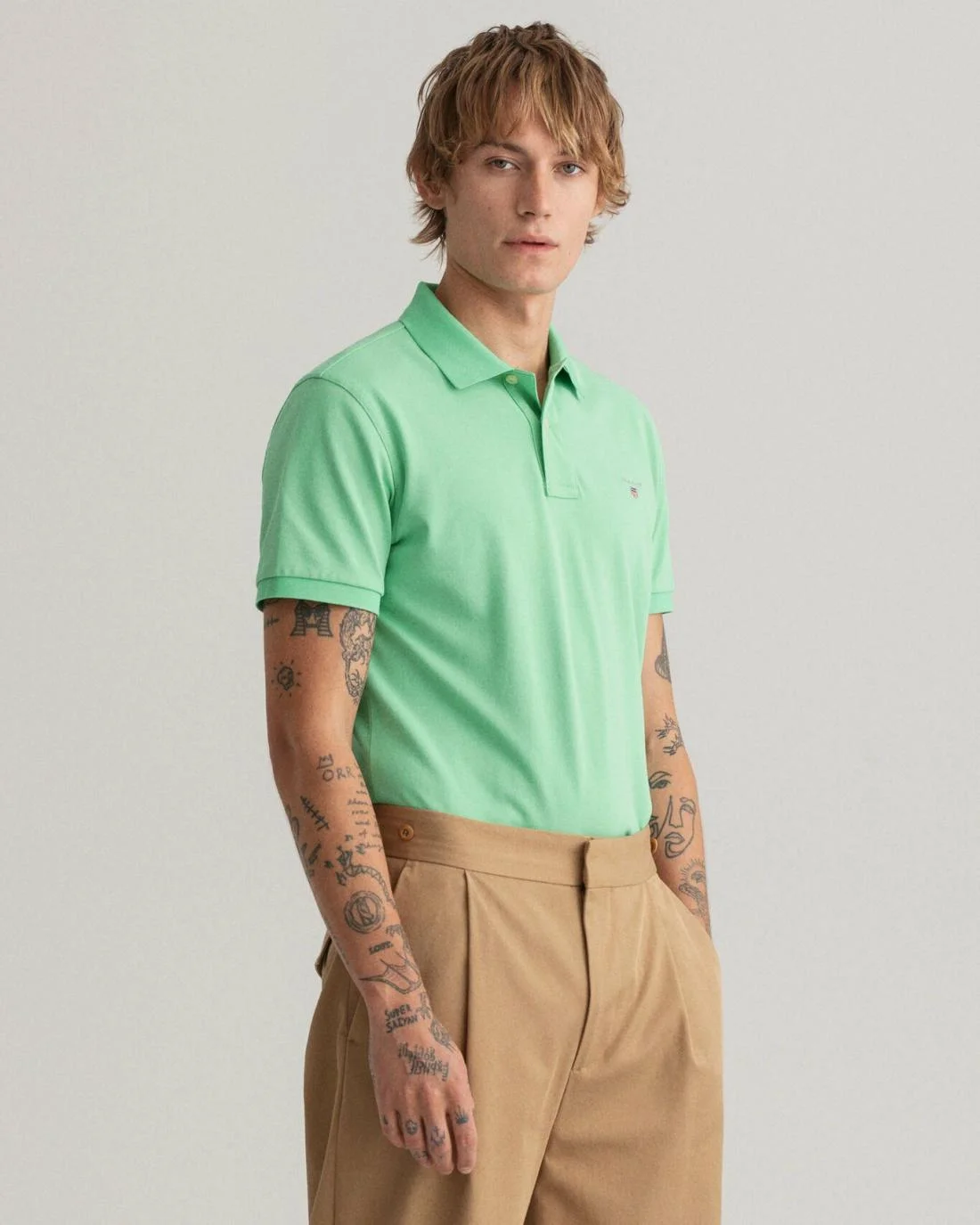 Polo Shirts | Mens GANT Original Piqué Polo Shirt Absinthe Green