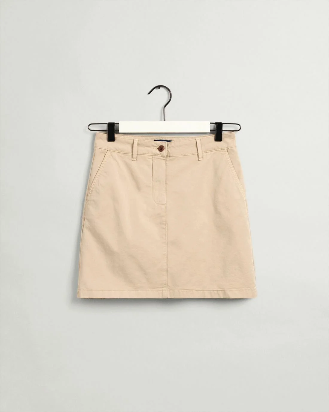 Shorts And Skirts | Womens GANT Sunfaded Short Chino Skirt Desert Beige