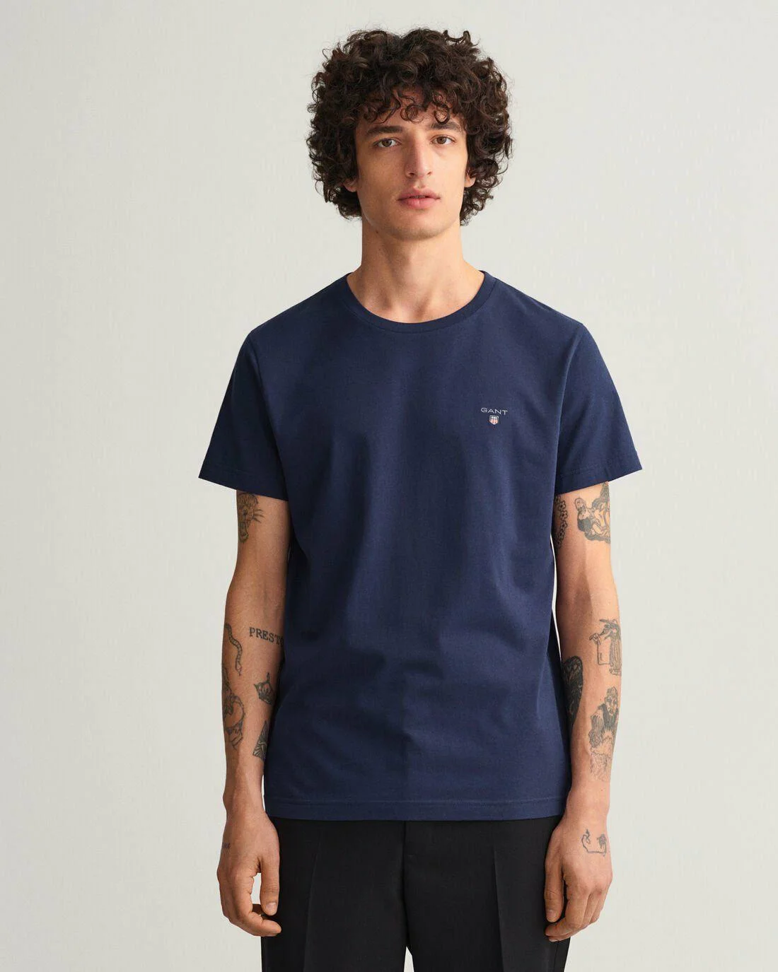 T-Shirts | Mens GANT Original T-Shirt Evening Blue