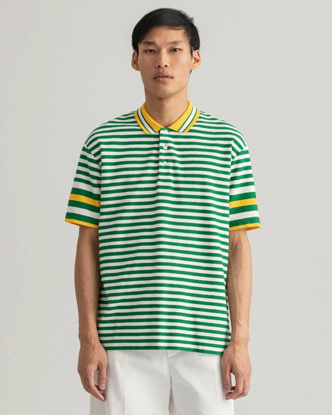 Polo Shirts | Mens GANT Rough Weather Piqué Polo Shirt Lavish Green