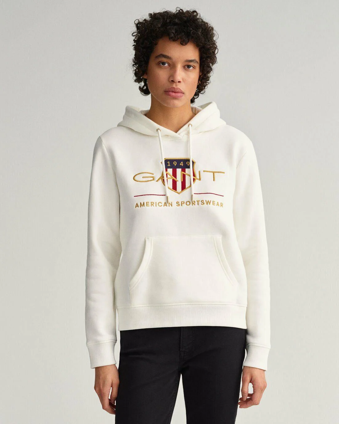 Hoodies And Sweats | Womens GANT Archive Shield Sweat Hoodie Eggshell