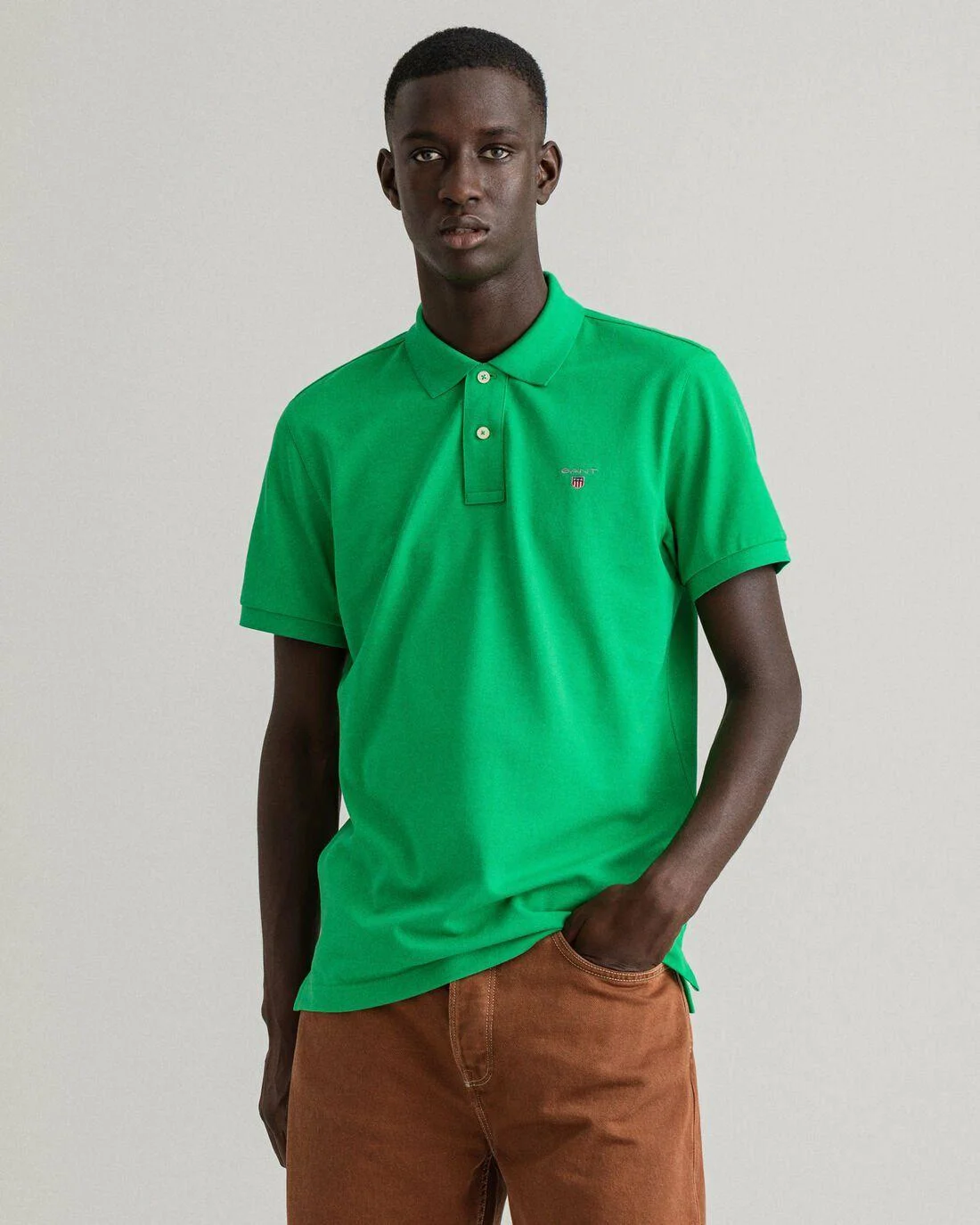 Polo Shirts | Mens GANT Original Piqué Polo Shirt Grass Green