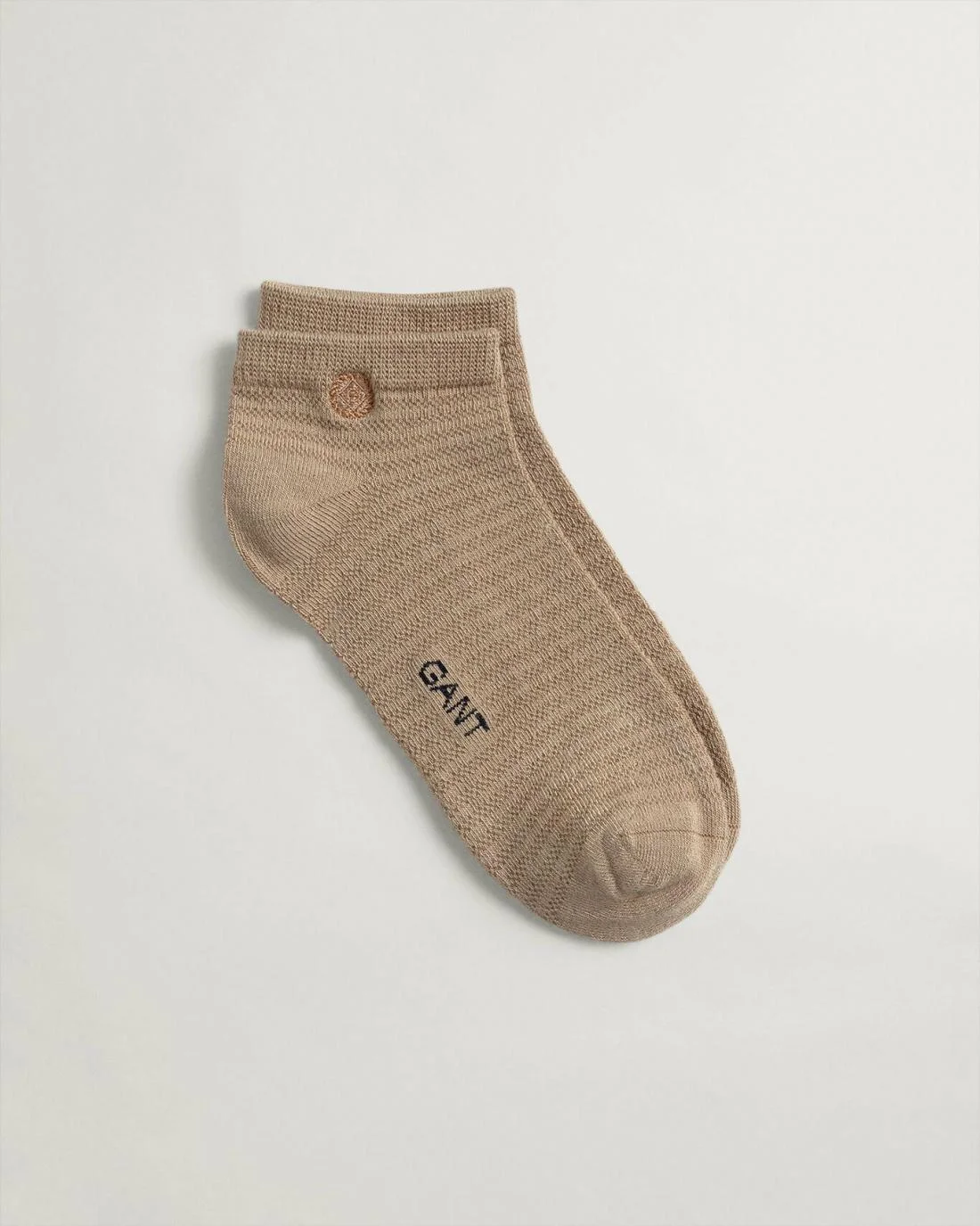 Socks | Womens GANT Viscose Ankle Socks Dark Khaki