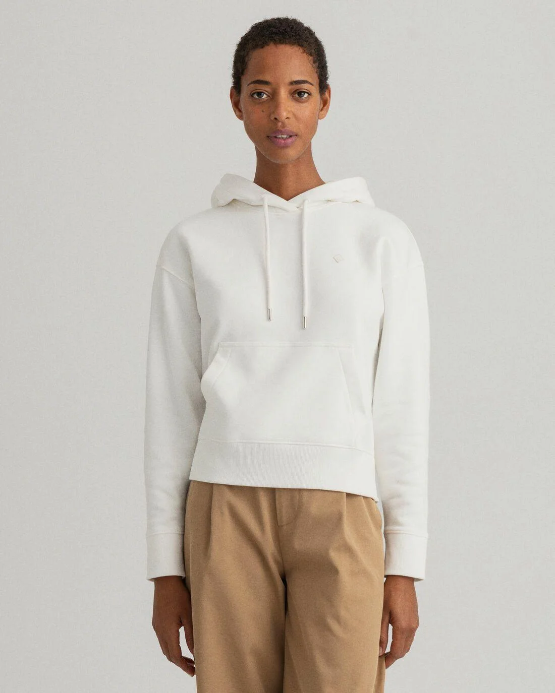 Hoodies And Sweats | Womens GANT Icon G Essential Hoodie Eggshell