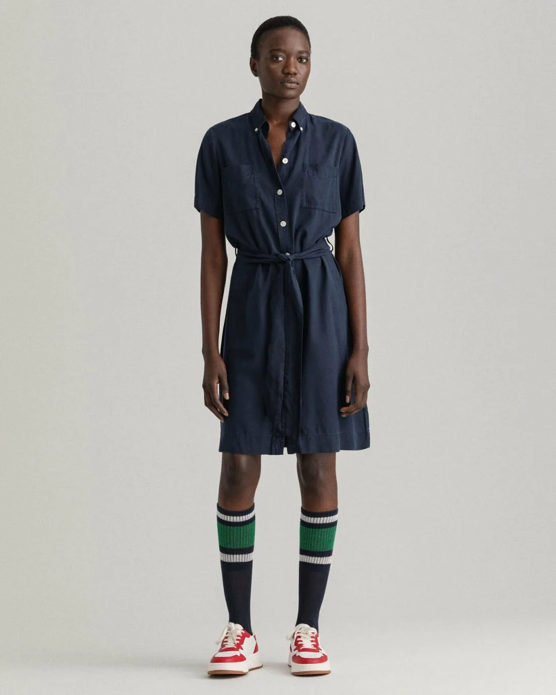 Dresses | Womens GANT Pure Prep Lyocell Dress Evening Blue