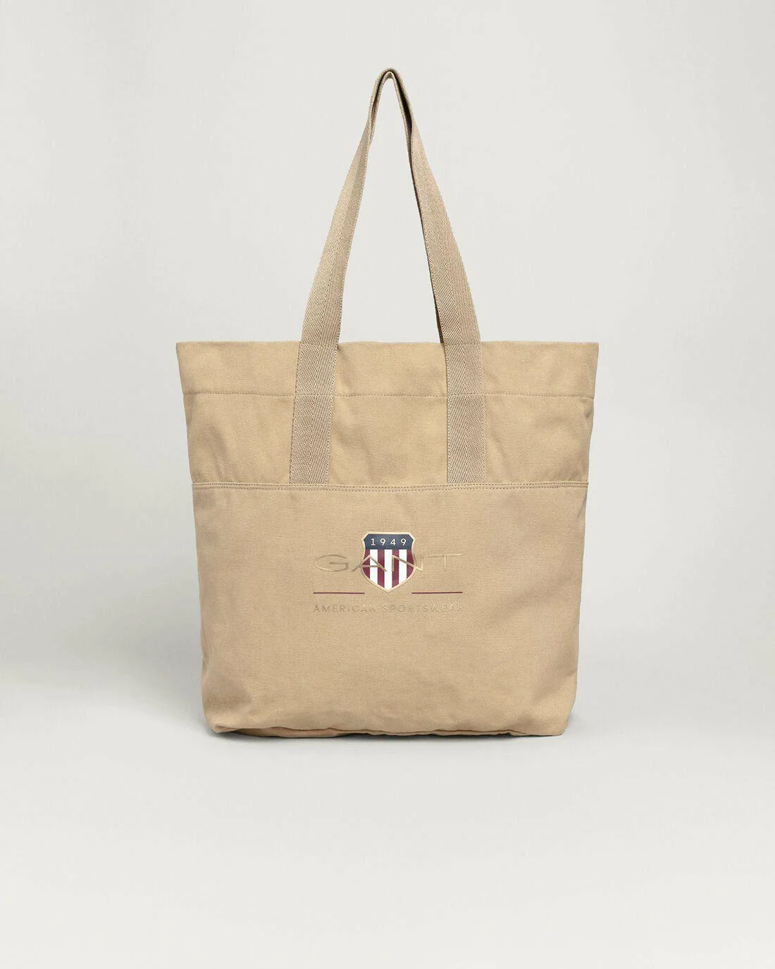 Bags | Mens GANT Archive Shield Tote Bag Dark Khaki