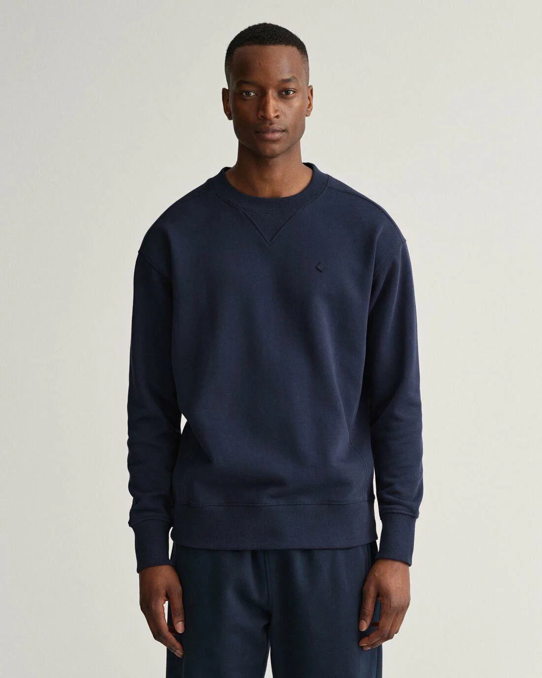 Hoodies And Sweats | Mens GANT Icon G Essential Crew Neck Sweatshirt Evening Blue