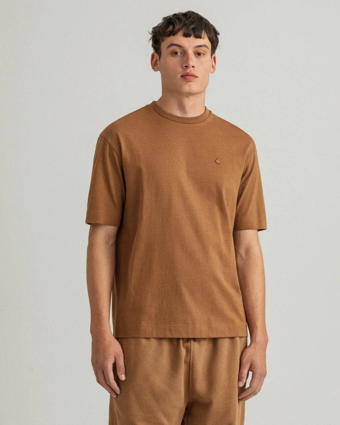 T-Shirts | Mens GANT Icon G Essential T-Shirt Roasted Walnut