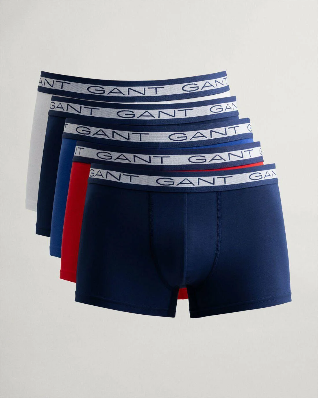 Underwear | Mens GANT 5-Pack Basic Trunks Multicolor