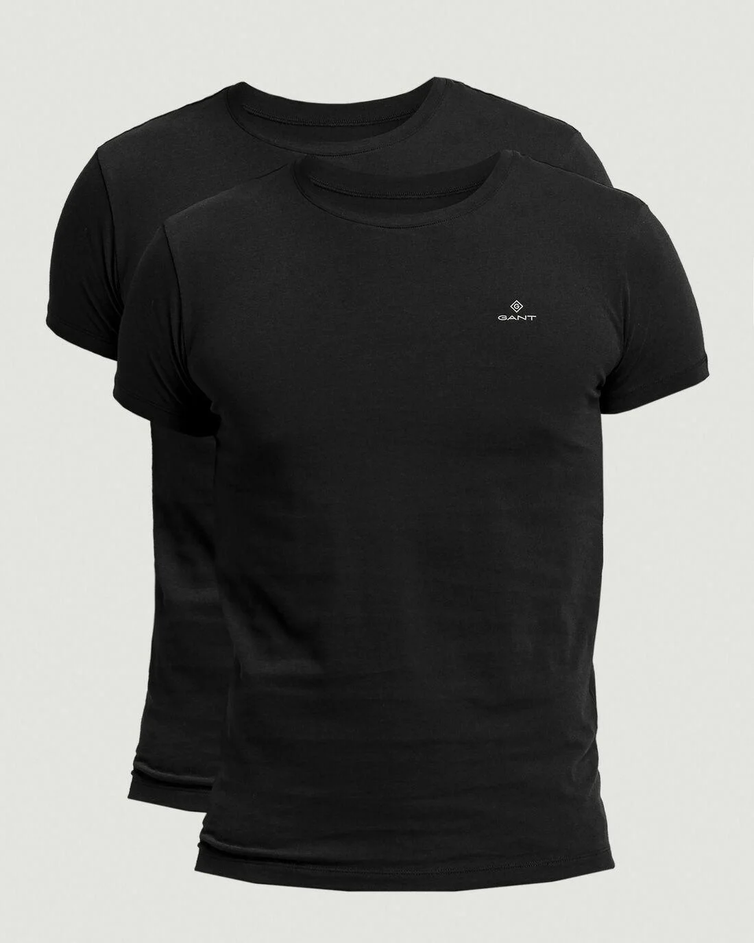 Nightwear | Mens GANT 2-Pack Crew Neck T-Shirts Black