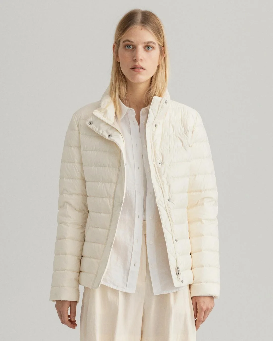 Jackets And Coats | Womens GANT Light Down Jacket Cream