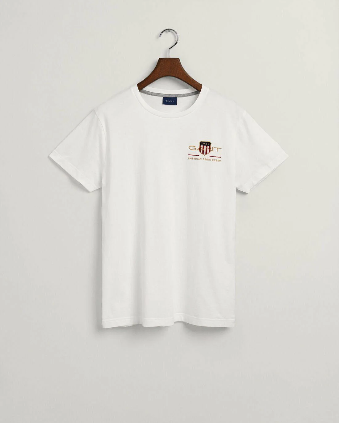 T-Shirts | Mens GANT Archive Shield Embroidery T-Shirt White