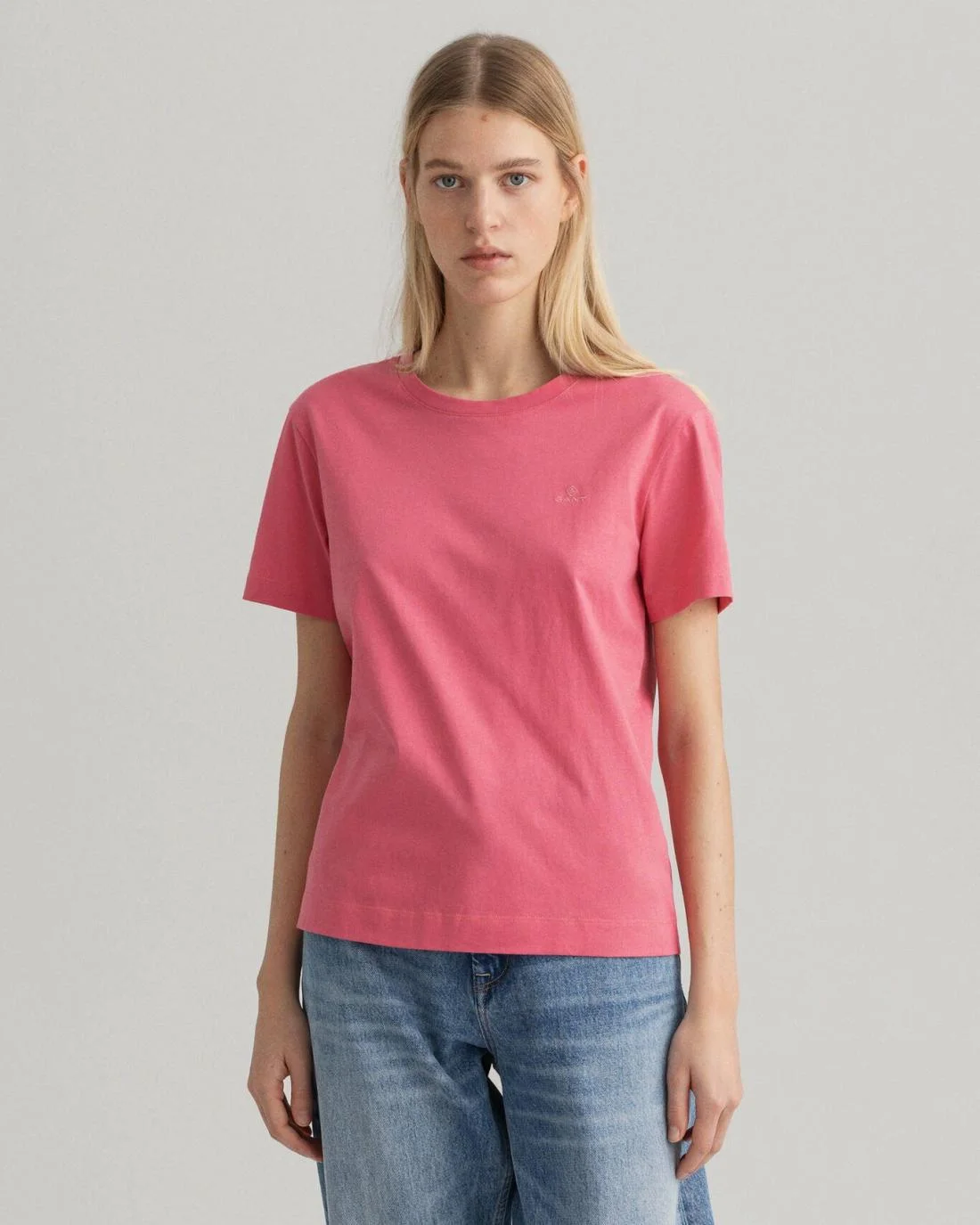 Polos And T-Shirts | Womens GANT Original T-Shirt Rapture Rose