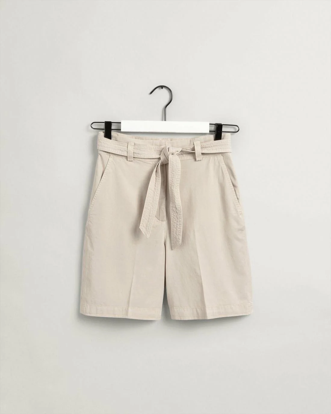 Shorts And Skirts | Womens GANT Tie Belt Fluid Shorts Desert Beige