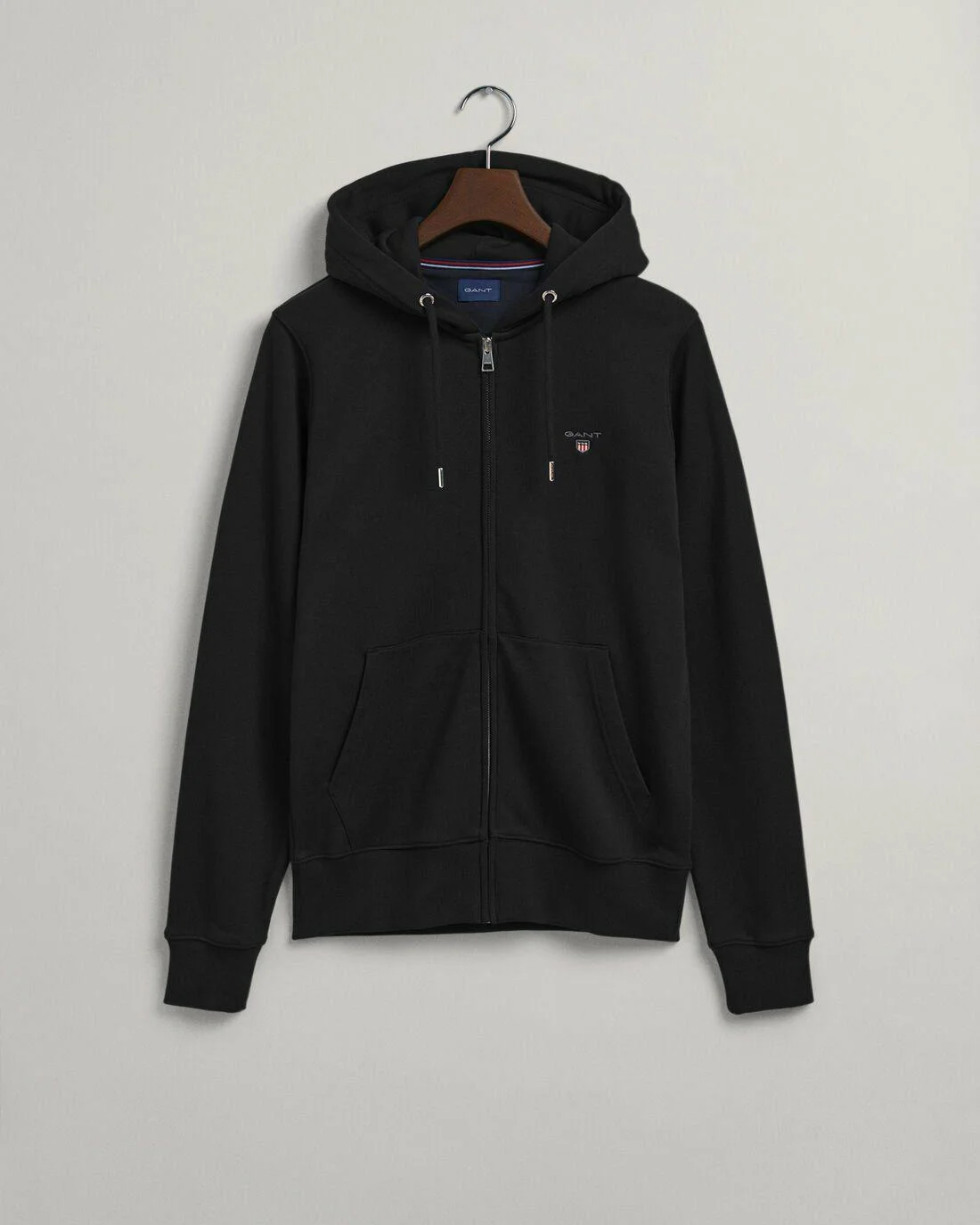 Hoodies And Sweats | Mens GANT Original Full-Zip Hoodie Black