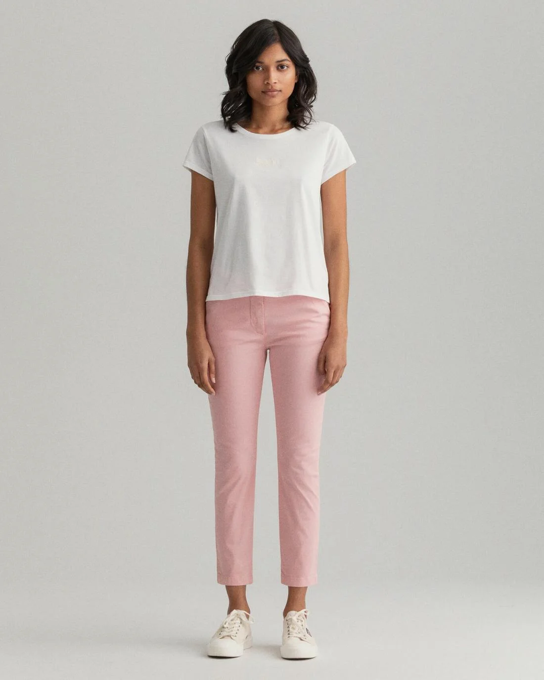 Trousers | Womens GANT Nyomi Skinny Sunfaded Chinos Preppy Pink