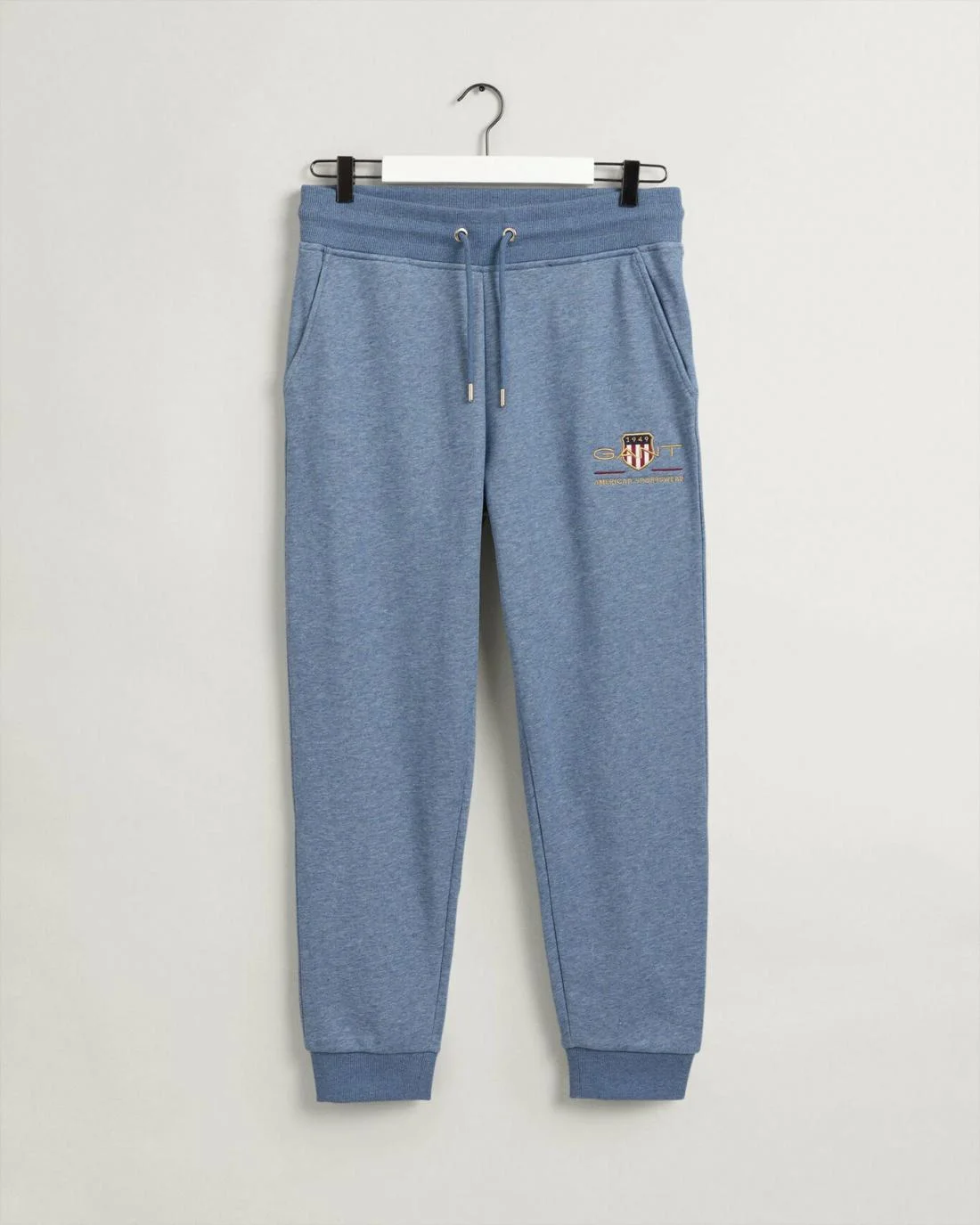 Hoodies And Sweats | Mens GANT Archive Shield Sweatpants Denim Blue Melange