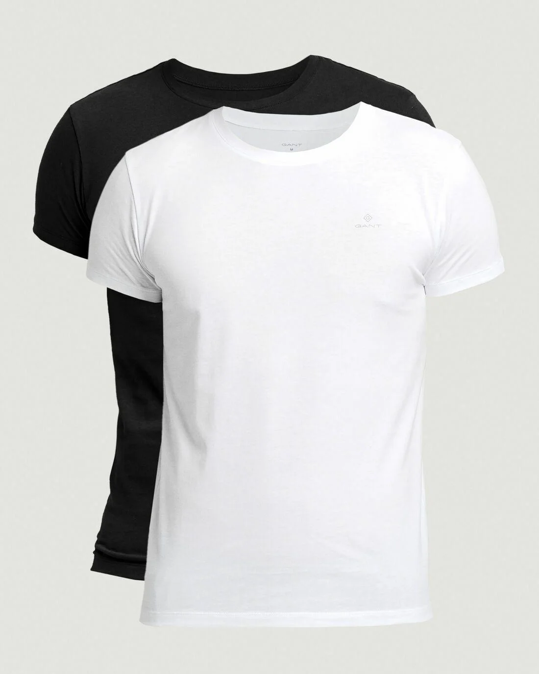 Nightwear | Mens GANT 2-Pack Crew Neck T-Shirts Black / White