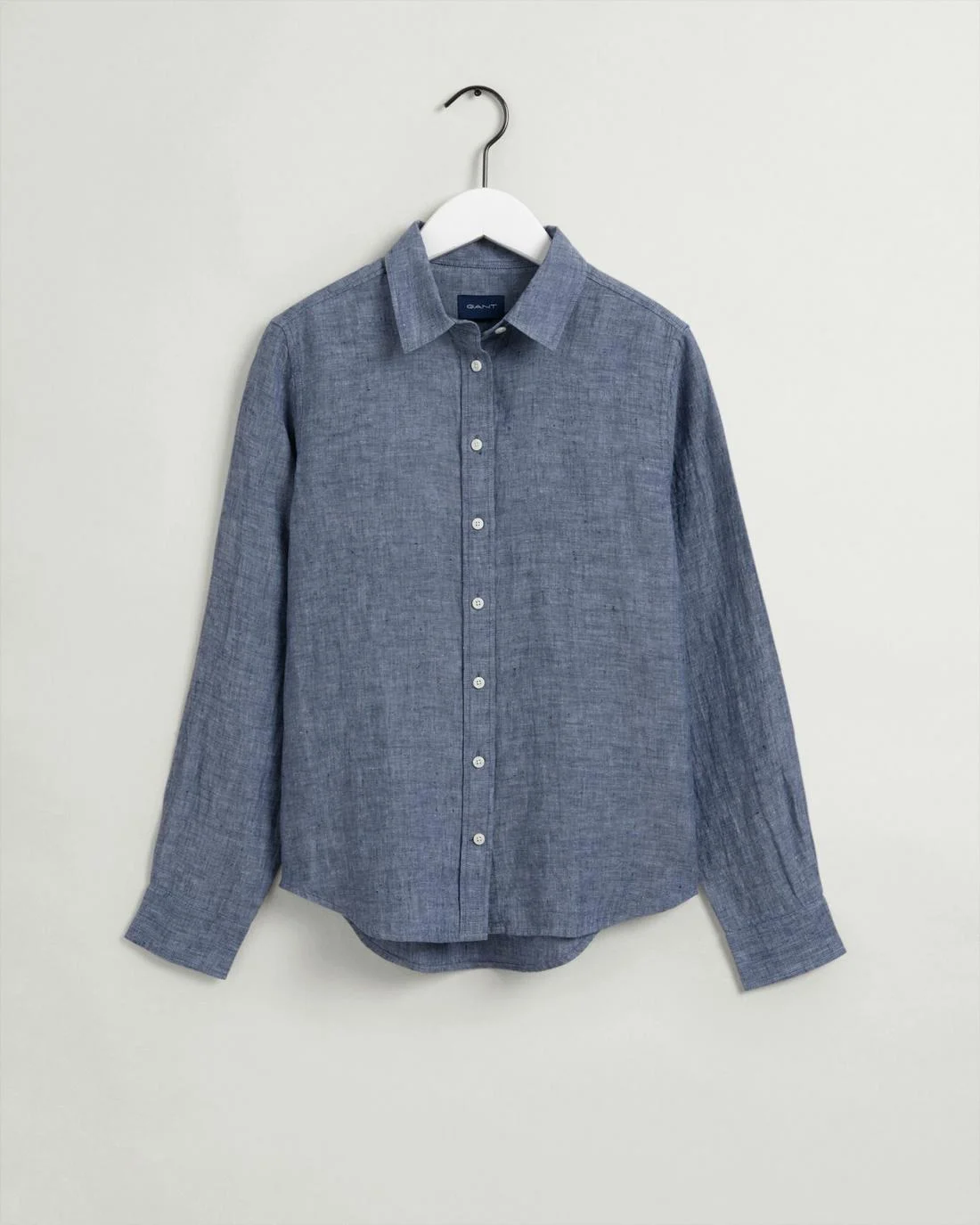 Shirts And Blouses | Womens GANT Linen Chambray Shirt Persian Blue