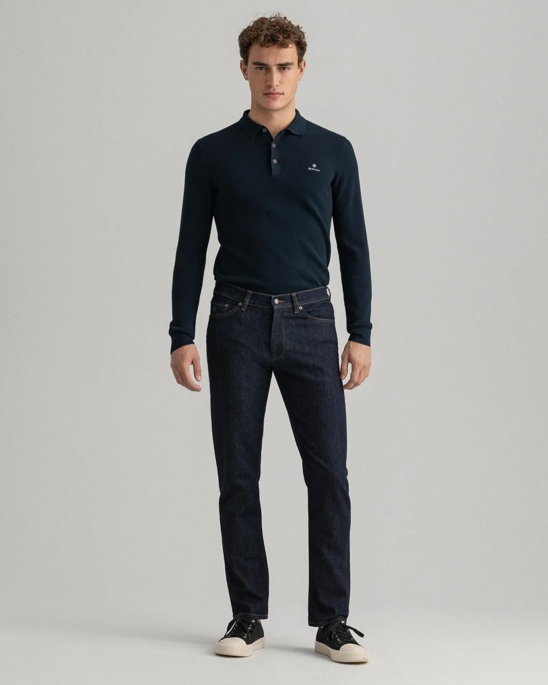 Jeans | Mens GANT Hayes Slim Fit Jeans Dark Blue