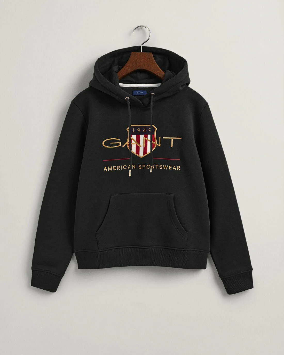 Hoodies And Sweats | Womens GANT Archive Shield Sweat Hoodie Black