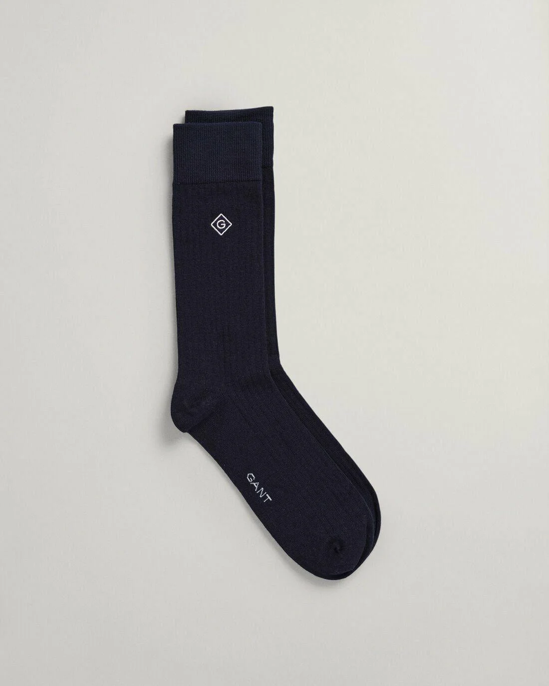 Socks | Mens GANT Rib Diamond G Socks Marine