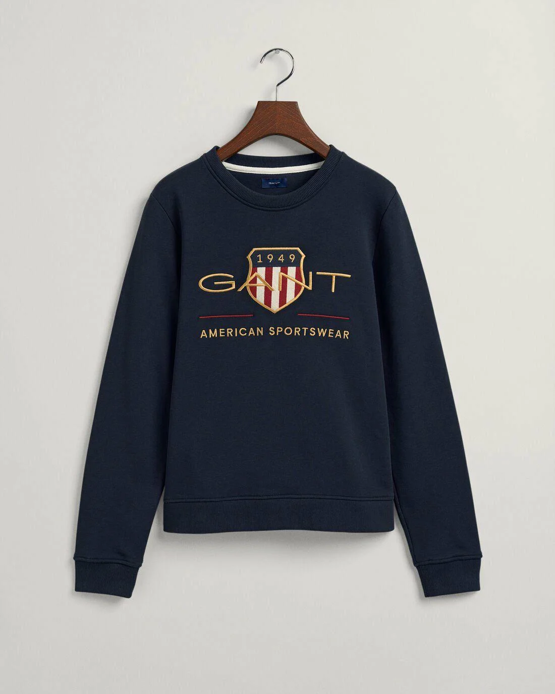 Hoodies And Sweats | Womens GANT Archive Shield Crew Neck Sweater Evening Blue