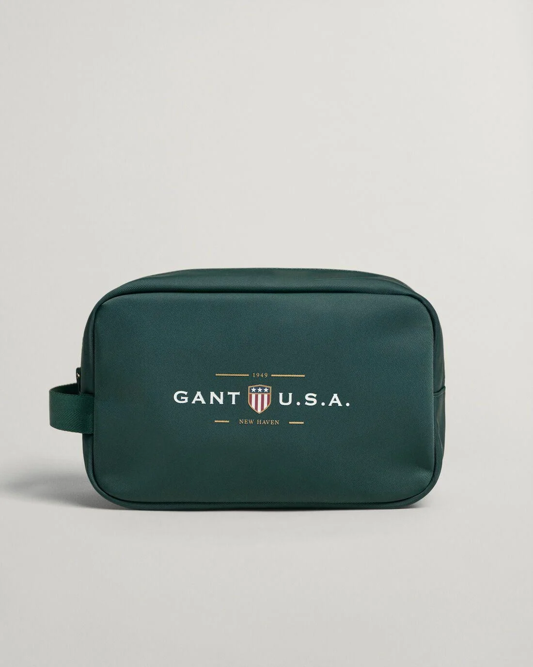 Bags | Mens GANT Banner Shield Wash Bag Tartan Green