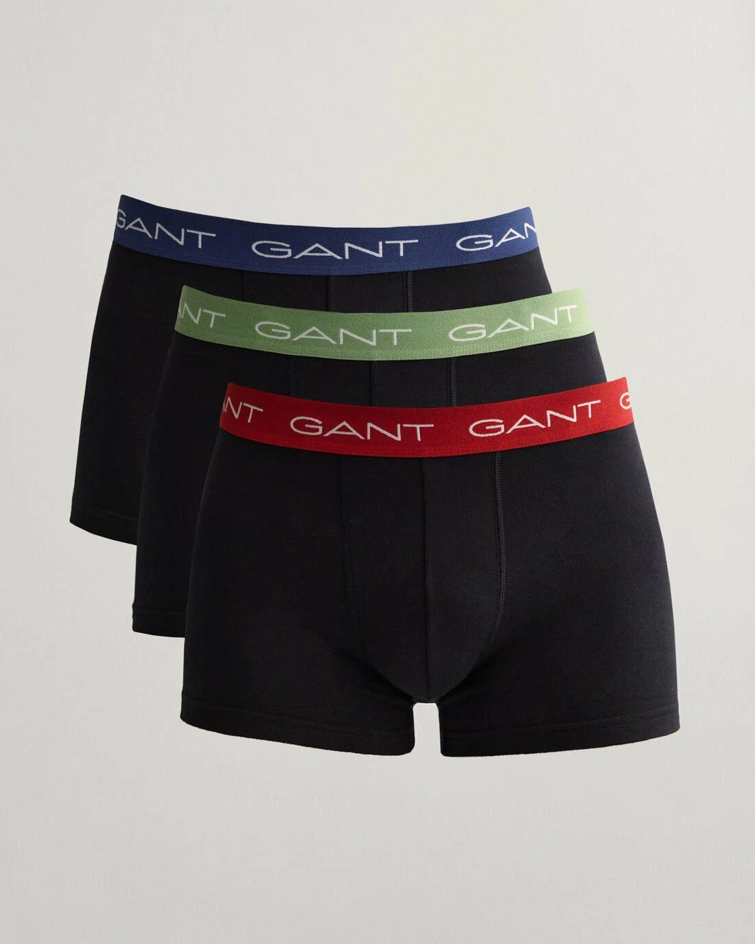 Underwear | Mens GANT 3-Pack Trunks Black