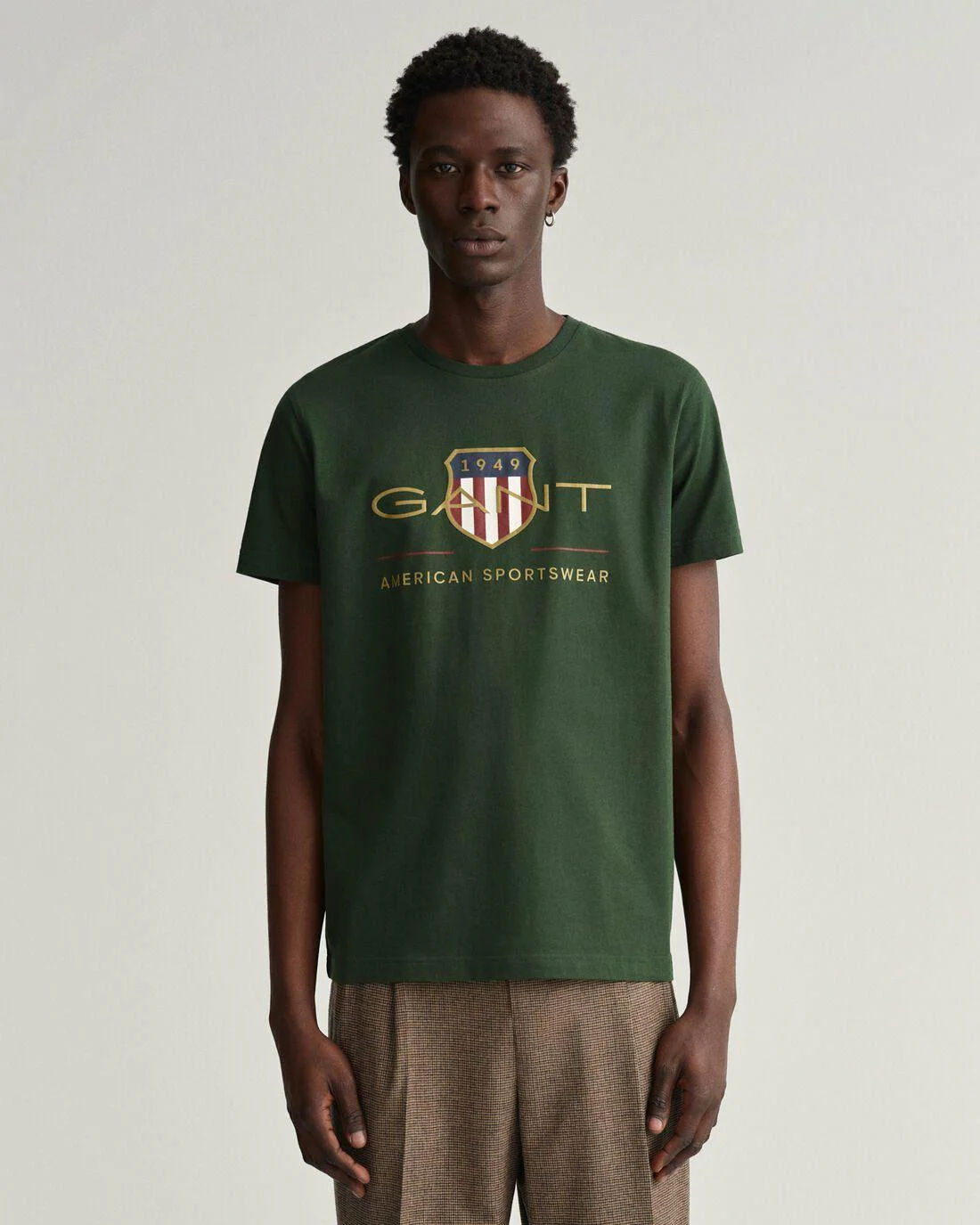 T-Shirts | Mens GANT Archive Shield T-Shirt Storm Green