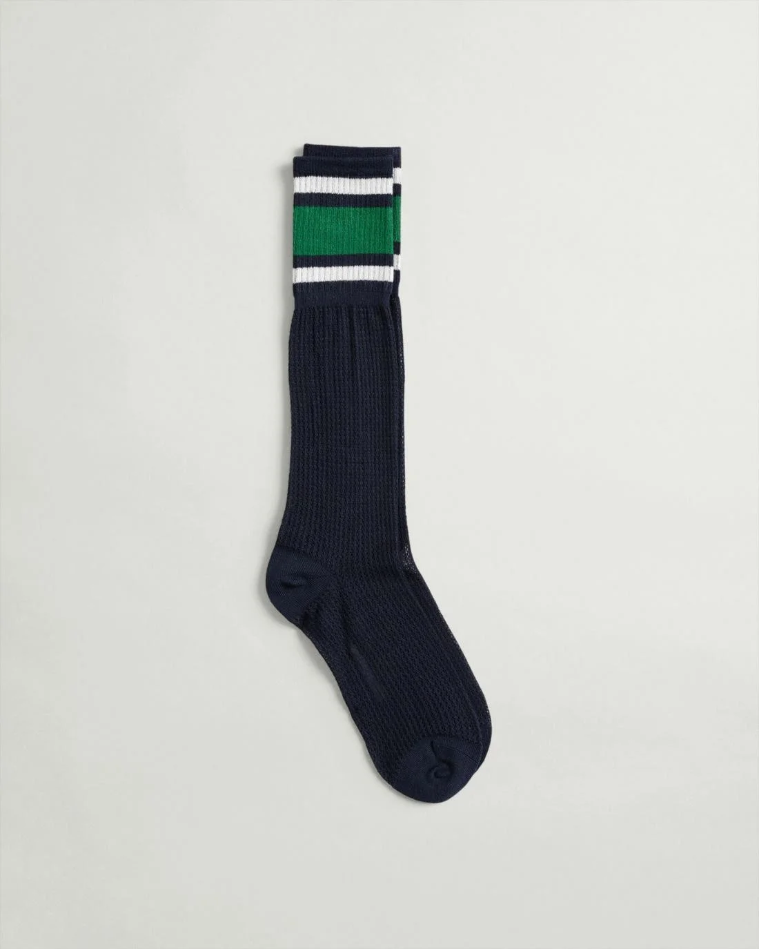 Socks | Womens GANT Crochet Knee-High Socks Evening Blue