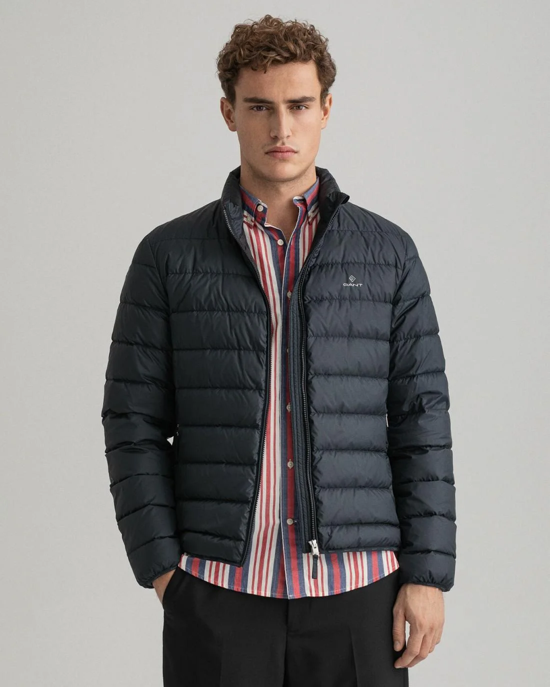 Jackets And Coats | Mens GANT Light Down Jacket Black