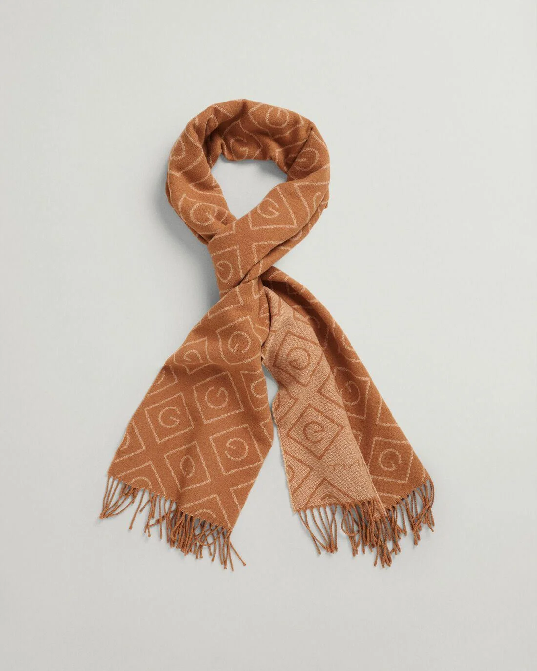 Scarves | Womens GANT Icon G Wool Scarf Roasted Walnut