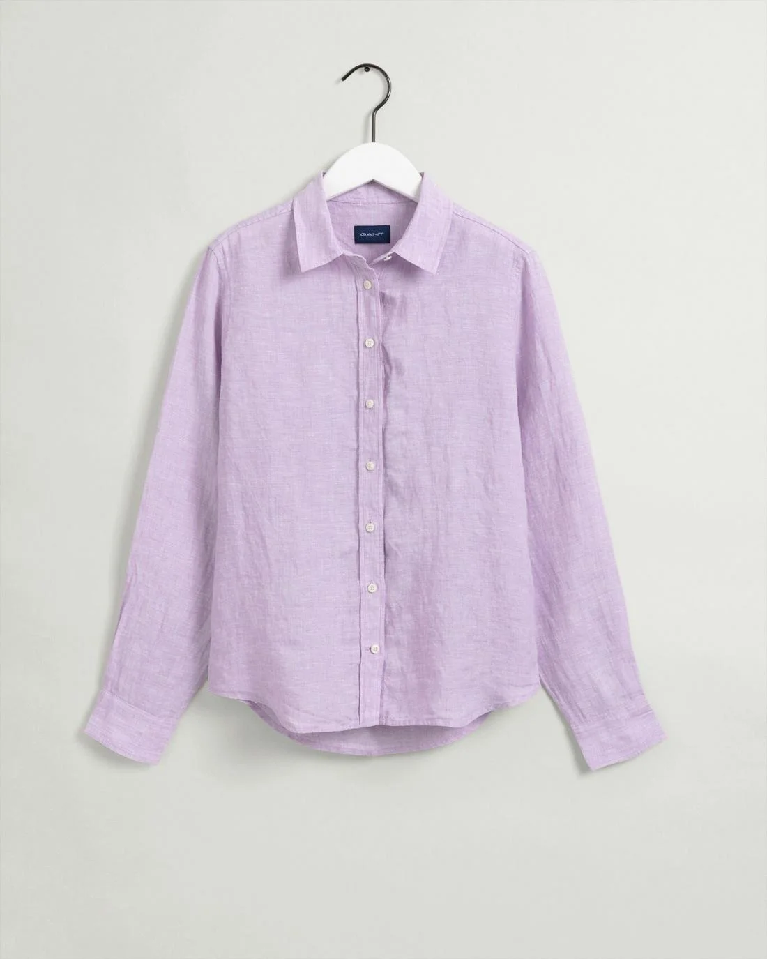 Shirts And Blouses | Womens GANT Linen Chambray Shirt Crocus Purple