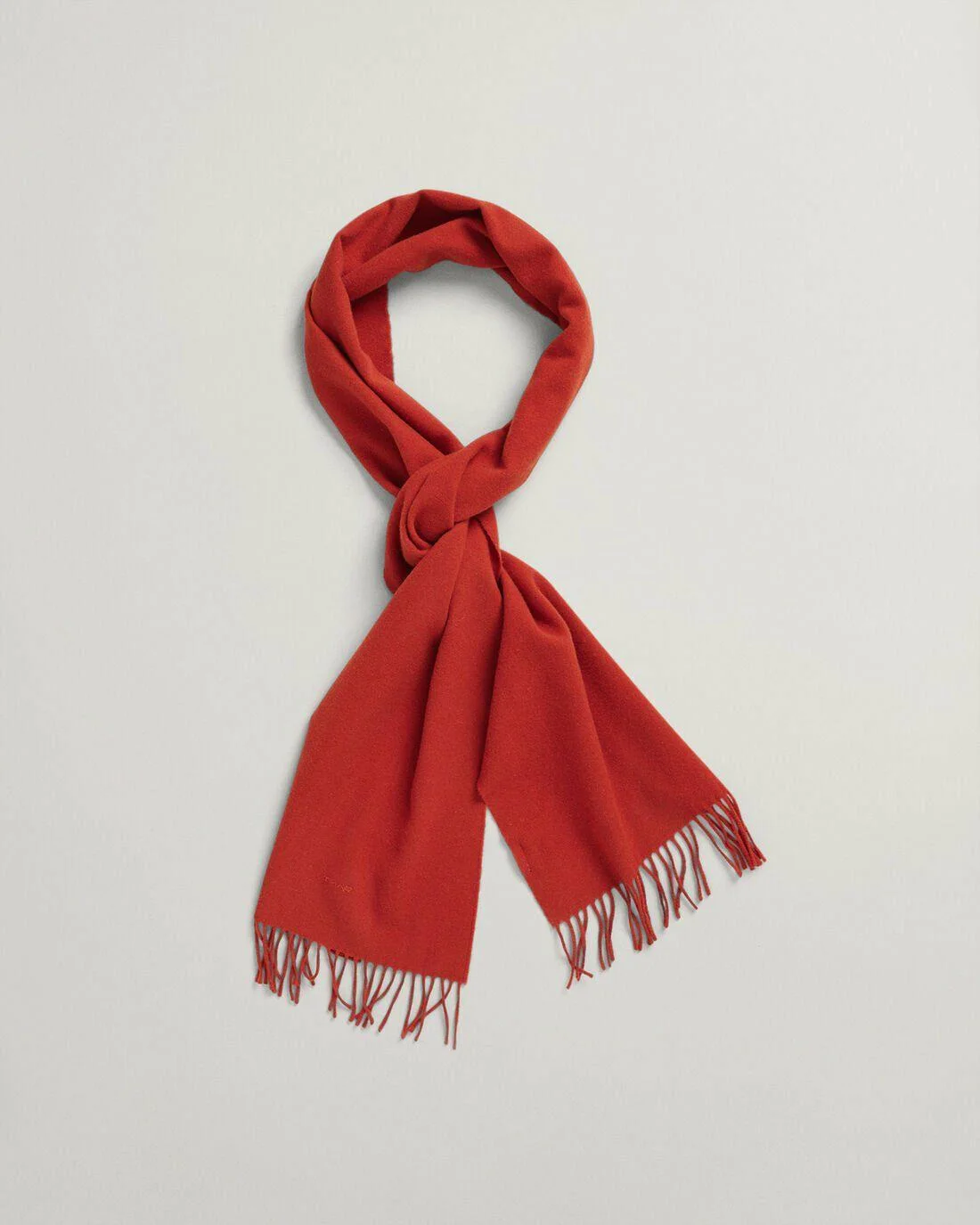 Gloves &amp; Scarves | Mens GANT Solid Wool Scarf Golden Orange