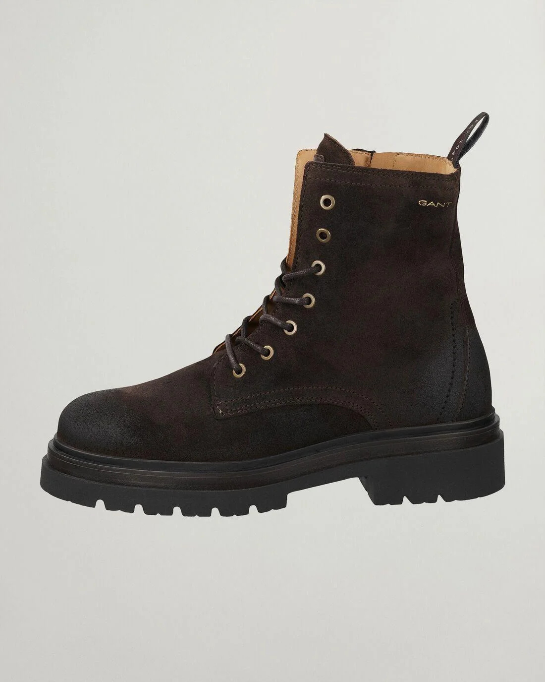 Shoes And Trainers | Mens GANT Ramzee Mid Boots Rich Brown