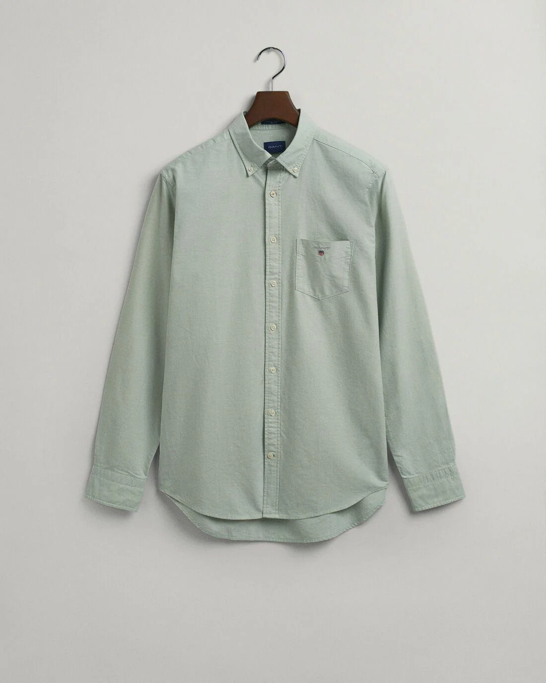 Shirts | Mens GANT Regular Fit Oxford Shirt Eucalyptus Green