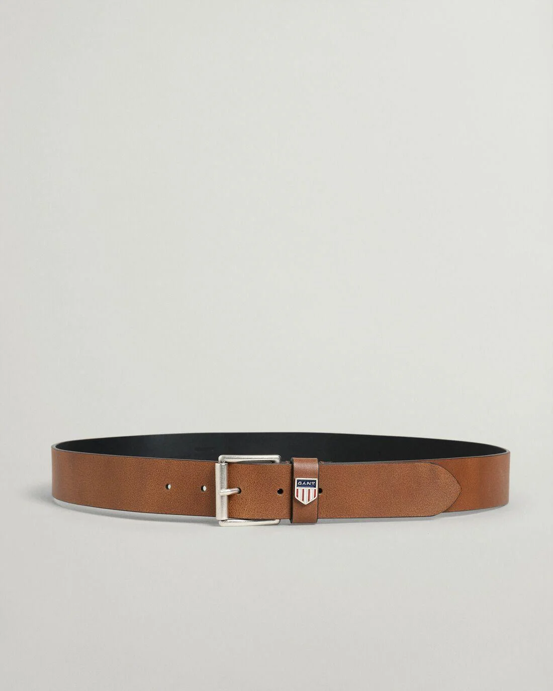 Belts | Mens GANT Retro Shield Leather Belt Roasted Walnut